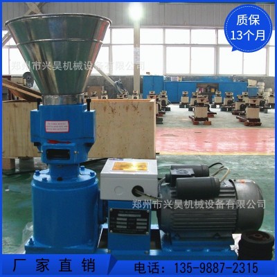 廠家直銷多功能飼料顆粒機(jī) 移動(dòng)式肉鴿鵪鶉飼料顆粒成型機(jī)