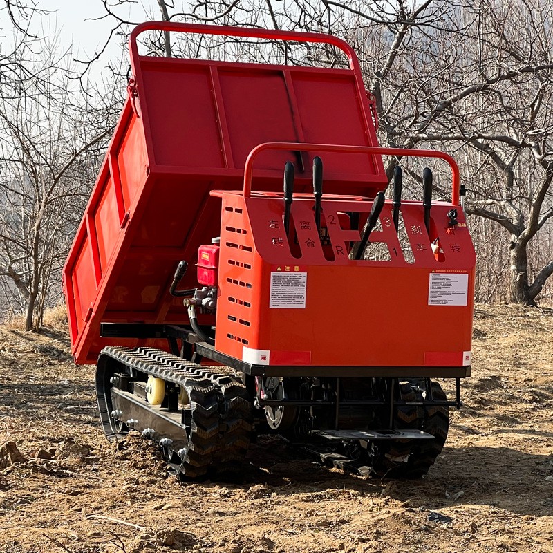 工程農用山地履帶運輸車山區爬坡王小型爬山虎液壓升降翻斗自卸車