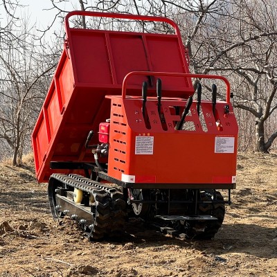 工程農用山地履帶運輸車山區爬坡王小型爬山虎液壓升降翻斗自卸車