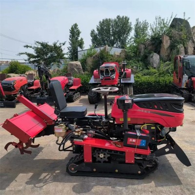 履帶式微耕機(jī) 多功能水旱兩用旋耕機(jī) 使用壽命長