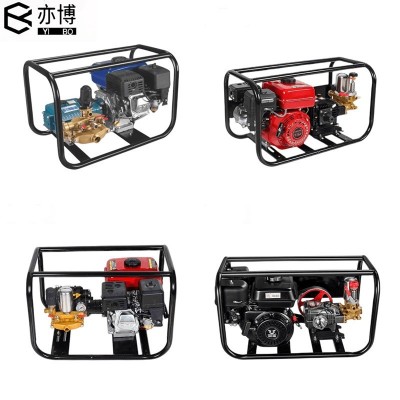 170F高壓四沖程汽油打藥機自吸農(nóng)用園林山地果樹三缸柱塞泵噴霧器