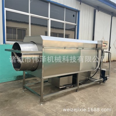 偉澤滾筒清洗機 蛤蜊清洗設備 中藥材清洗流水線 純304不銹鋼制作