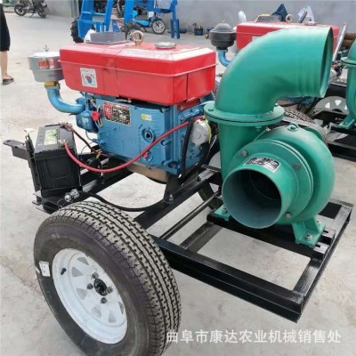 框架式抽水排水泵 移動(dòng)式水泵 山地河道抽水灌溉泵 電啟動(dòng)柴油泵