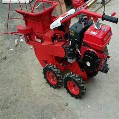 小型玉米秸稈收割收獲機(jī)單行壟收玉米農(nóng)用自動收獲割臺手扶拖拉機(jī)