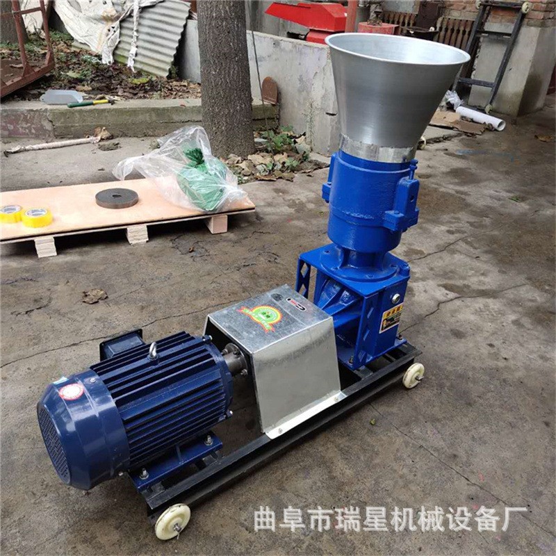 養殖飼料機 家用型顆粒飼料機 養兔子用平模造料機