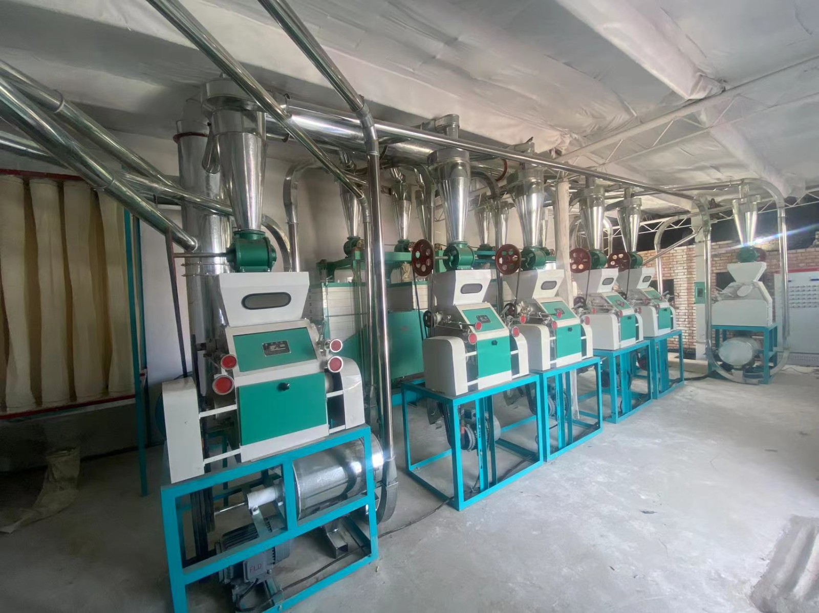 糧都 面粉加工設備 生產面粉設備 石磨面粉機電動 可定制售后完善