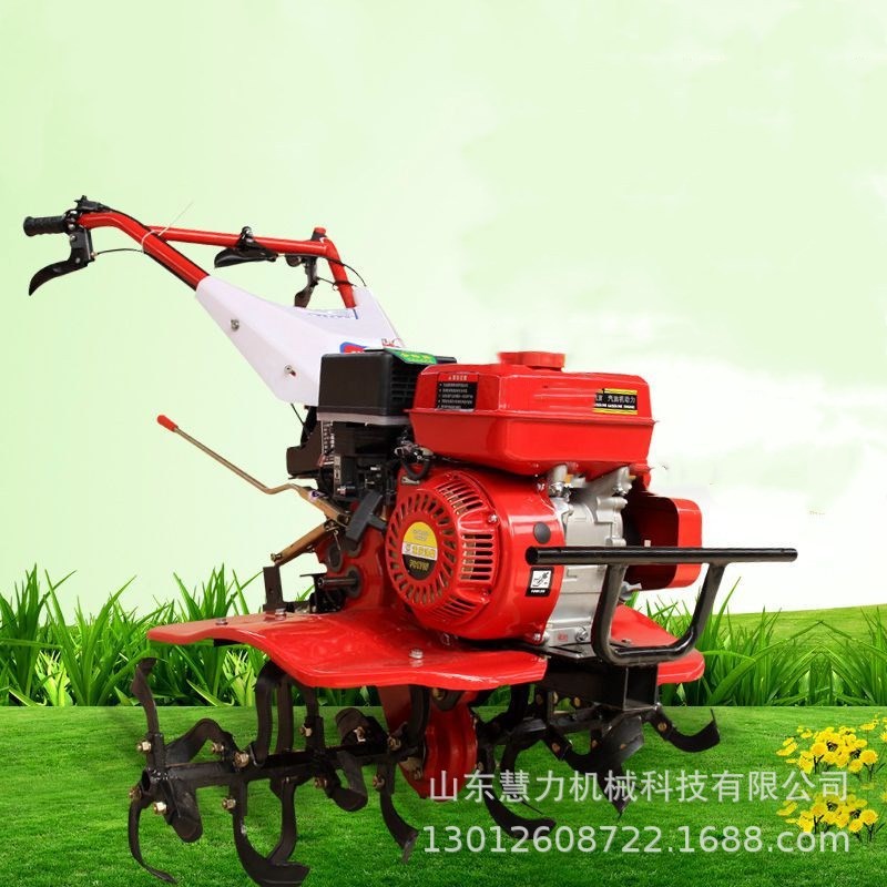 小型汽油8馬力微耕機(jī)廠家 多功能開(kāi)溝微耕機(jī) 自走柴油果園旋耕機(jī)