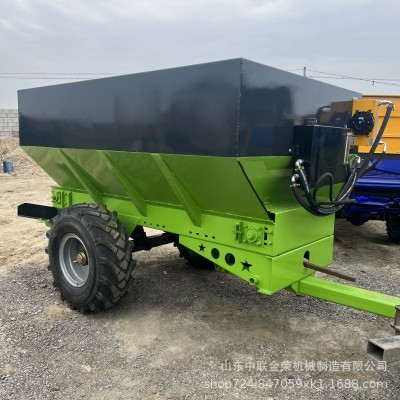 牽引式撒糞車農用施肥機拖拉機拖掛撒肥機干濕糞肥拋糞車撒糞機