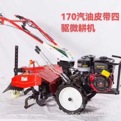 農田水田多功能微耕機 大棚除草旋耕機 果園汽柴油微耕機