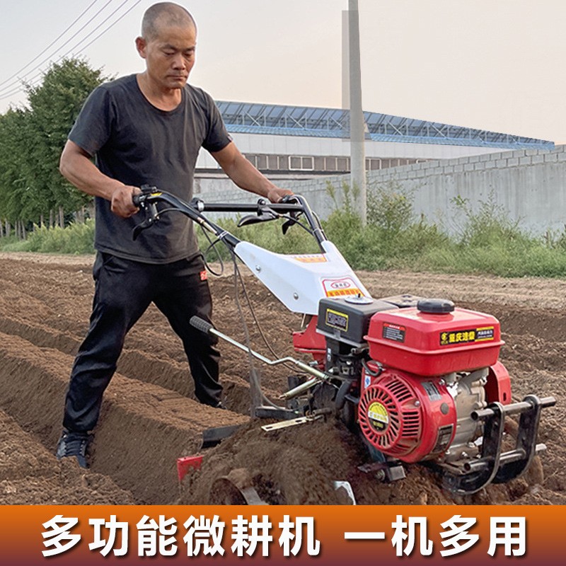 汽油耕地機 小型農用犁地機 翻地松土旋耕機 多功能柴油微耕機