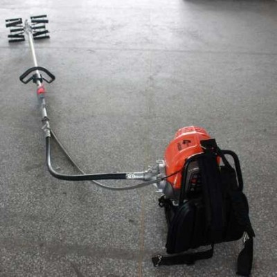 背負式二四沖程鋤草機松土機割稻機割草機扶禾器小型微耕機翻土機