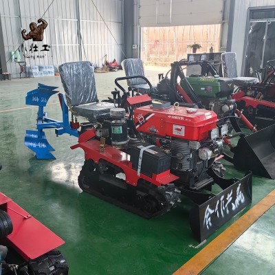 雙缸38馬力柴油開施肥旋耕機 三鏵犁翻地機加小麥樓播種機