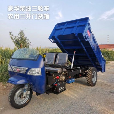 時風后橋 22馬力建筑工地農用自卸翻斗車 工程柴油三輪車