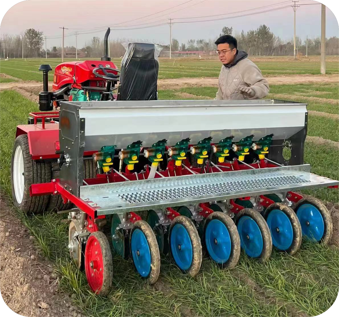 小麥施肥機、種地大戶用小麥追肥機
