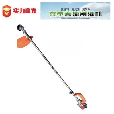 充電式割灌機(jī)直流電瓶側(cè)掛式割草機(jī)24v48v60v72v充電割草機(jī)