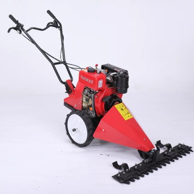 小型手推式汽油剪草機 柴油電啟動割草機草坪修剪果園雜草除草機