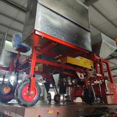 菠蘿鳳梨移栽機 兩行栽苗機 結構緊湊合理 株距行距可調 森盈