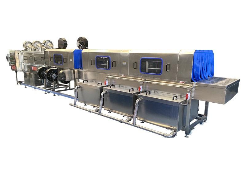 不銹鋼自動洗筐機 周轉筐清洗流水線 肉料筐清洗設備
