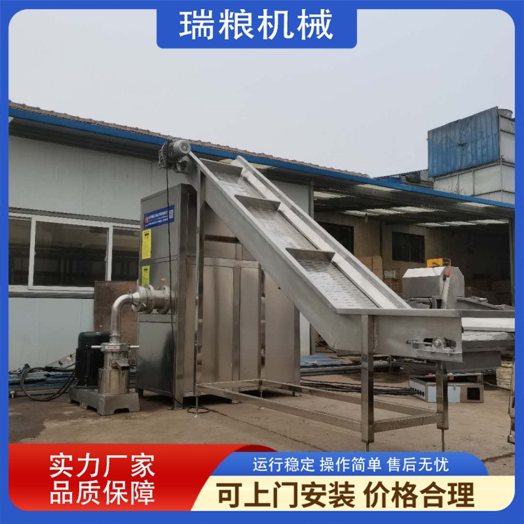 凍肉破碎機 大型凍干破骨機 凍魚盤凍肉盤粉碎生產線