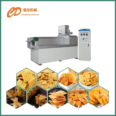休閑食品生產(chǎn)線 小型膨化食品加工設(shè)備 雙螺桿膨化機