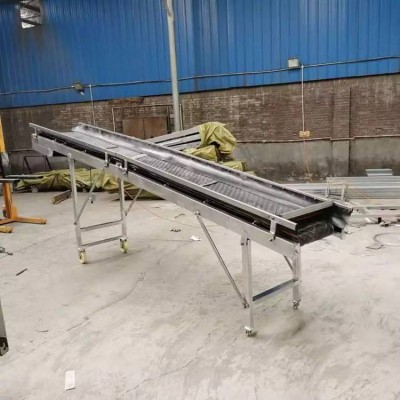 水泥裝車用皮帶輸送帶 600mm寬度 車載折疊皮帶爬坡機