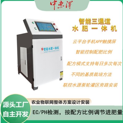 自主開(kāi)發(fā)水肥一體機(jī) 種植藍(lán)莓專用檢測(cè)ECPH自動(dòng)混肥水肥一體機(jī)