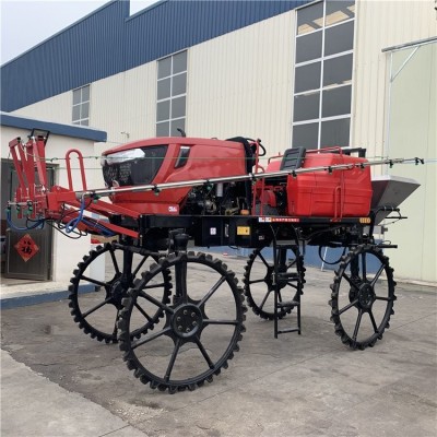 高作物全自動打藥機 高架四輪噴藥機 自走式農(nóng)田噴霧機