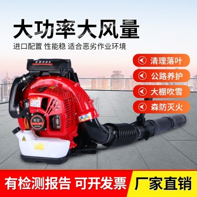 背負式風力滅火機大功率汽油吹風機鼓風機工地除塵森防大棚吹雪機