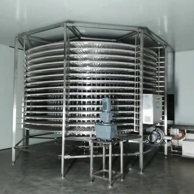 食品螺旋速凍塔輸送機 冷卻塔 面包塔輸送帶 定制加工