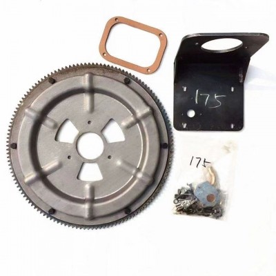 新型式齒圈支架馬達改裝6馬力電啟動配件T175/180拖拉機配件