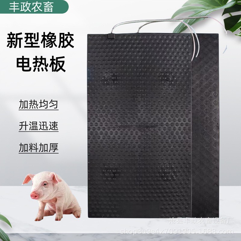 豬用新型加厚橡膠電熱板 寵物獸用仔豬產床養殖設備加熱 保溫板