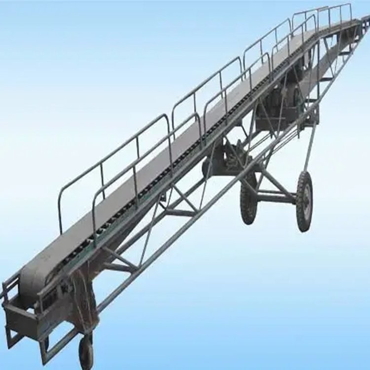 爬坡輸送機皮帶機 運輸角度可達到90° 運行平穩 支持定做