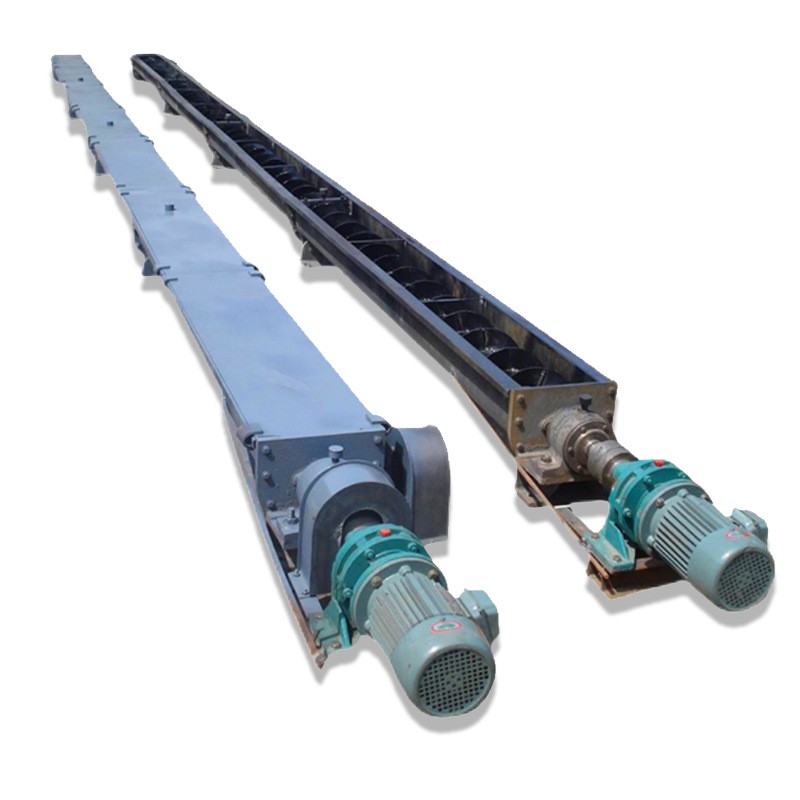 供應螺旋輸送機U型無軸管式煤粉灰蛟龍提升機水泥密封蛟 龍輸送機