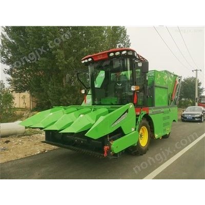 嘉駿4YZQ-4型自走式不對行穗莖兼收玉米收獲機