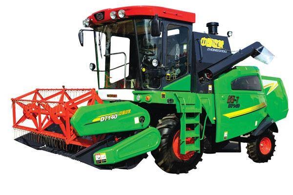 中國收獲4LZ-7自走輪式谷物聯合收割機