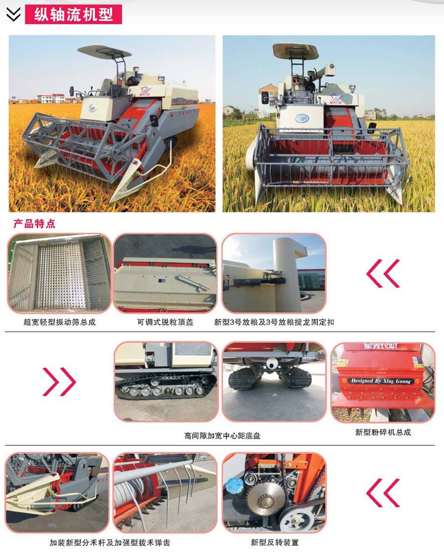 　　星光農機4LZ-4.2Z全喂入聯合收割機