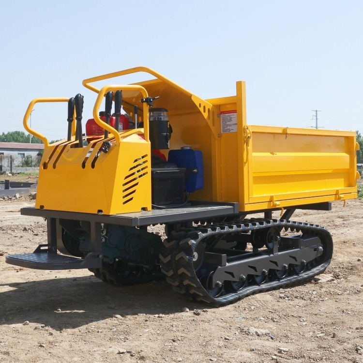 爬地虎履帶運輸車農用小型全地形山地工程果園自卸柴油木材搬運車