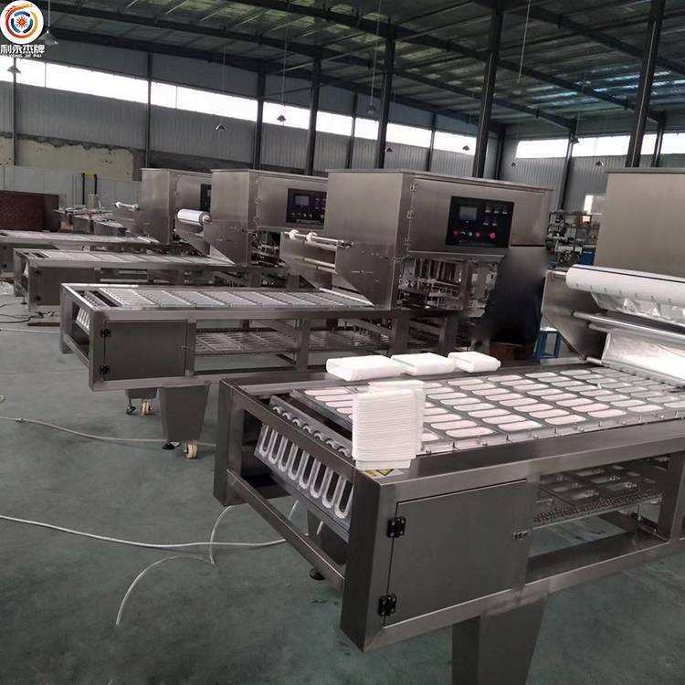 預制菜保鮮真空包裝機 碗式連續封口機 氣調冷鮮肉封盒設備