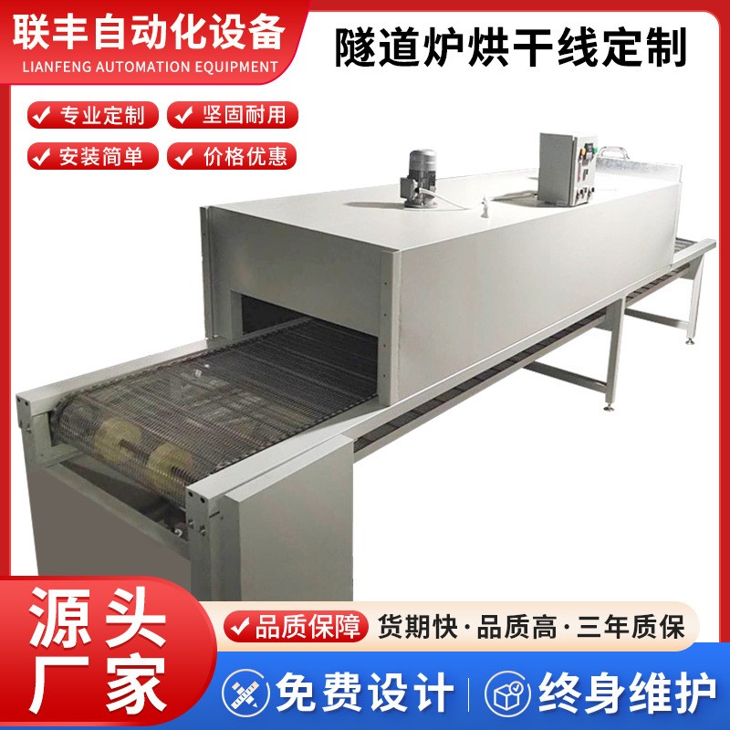 高溫烘烤隧道式機械設備隧道烘干線烘干設備輸送機流水線皮帶廠家
