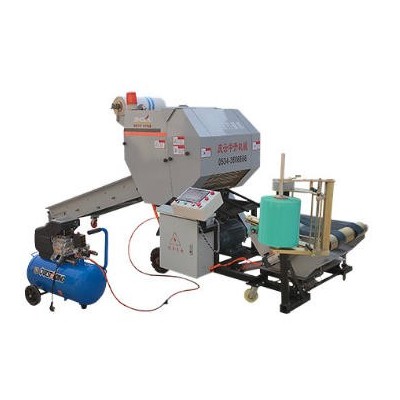 50型圓草捆打捆包膜一體機