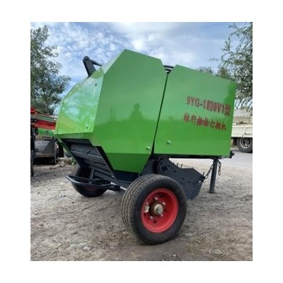 全自動小型秸稈撿拾粉碎打捆機