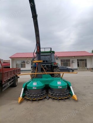 新型山東美澤青儲機割臺背負式割臺