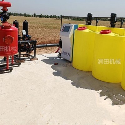 農(nóng)業(yè)水肥一體化灌溉設(shè)備 智慧大棚滴灌系統(tǒng)安裝果園智能施肥機械 1臺