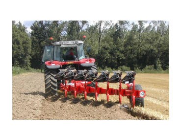 貝松SP9型 岸下犁（5-9鏵）半懸掛式翻轉犁（面議）