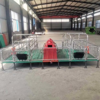 全復(fù)合熱鍍鋅 母豬產(chǎn)床 養(yǎng)豬設(shè)備 雙體開溝施肥母豬產(chǎn)保兩用 1套